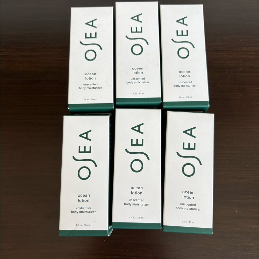 Bundle of 6 NEW OSea Skincare Lotion Moisturizer -